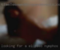 Looking for El Paso nymphos a golf  partner.